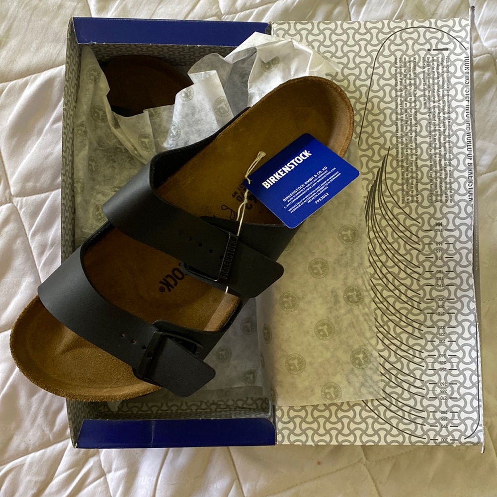 NWT birkenstock black never worn